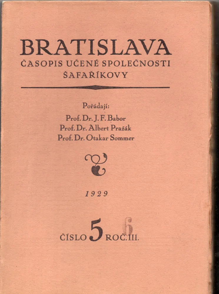 Bratislava 1929 r. 3 - komplet