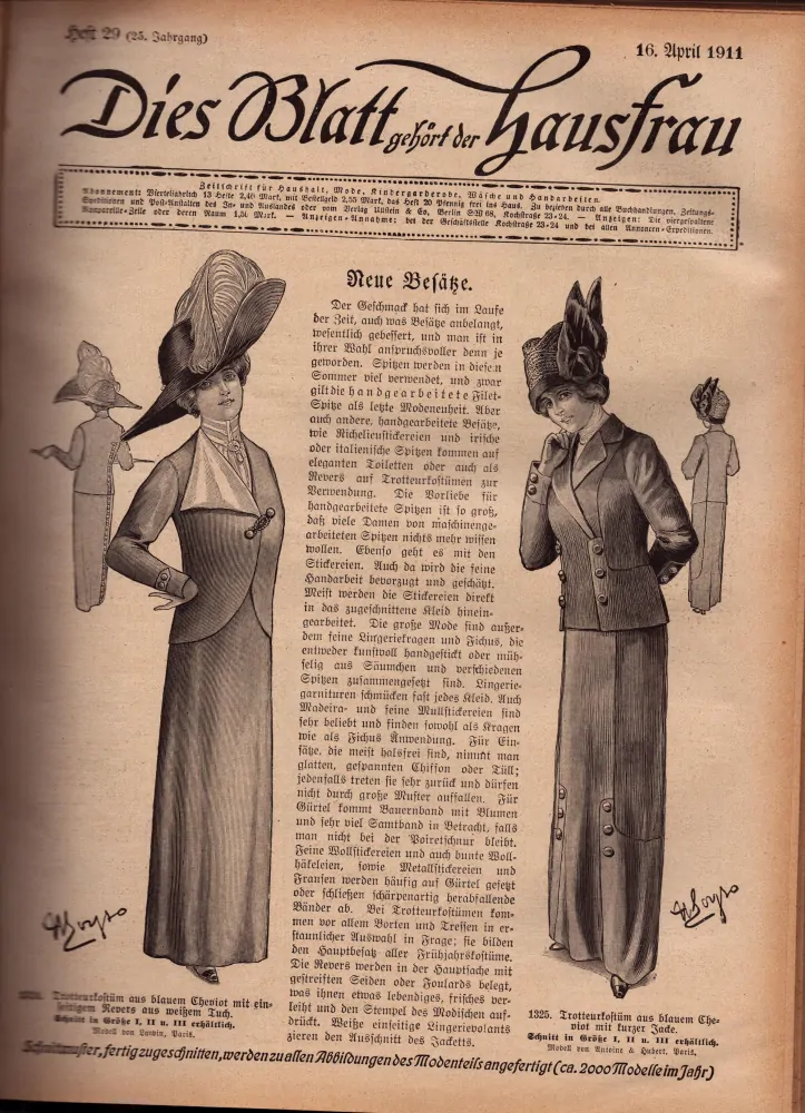 Dies Blatt gehört der Hausfrau 1910 r. 24 - komplet