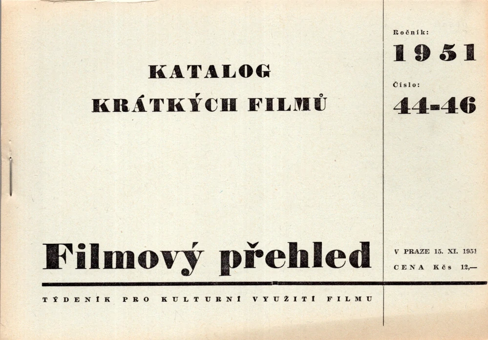 Filmový přehled r. 1951 - komplet