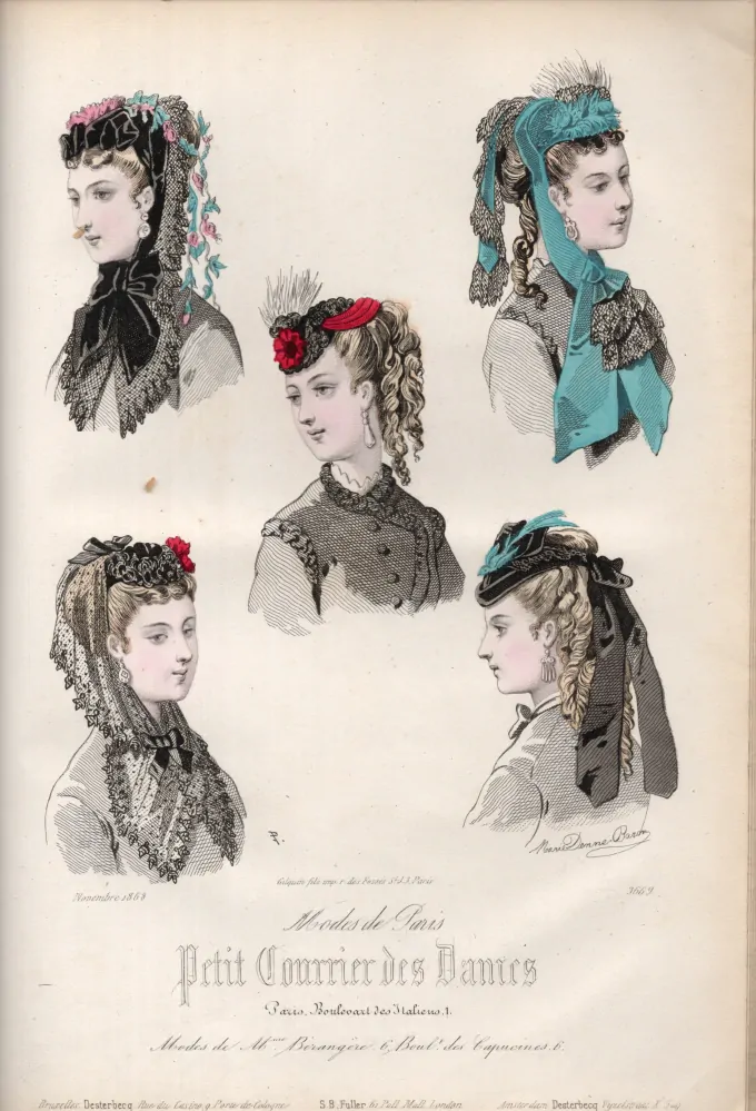 Journal des demoiselles 1868 r. 36 - komplet