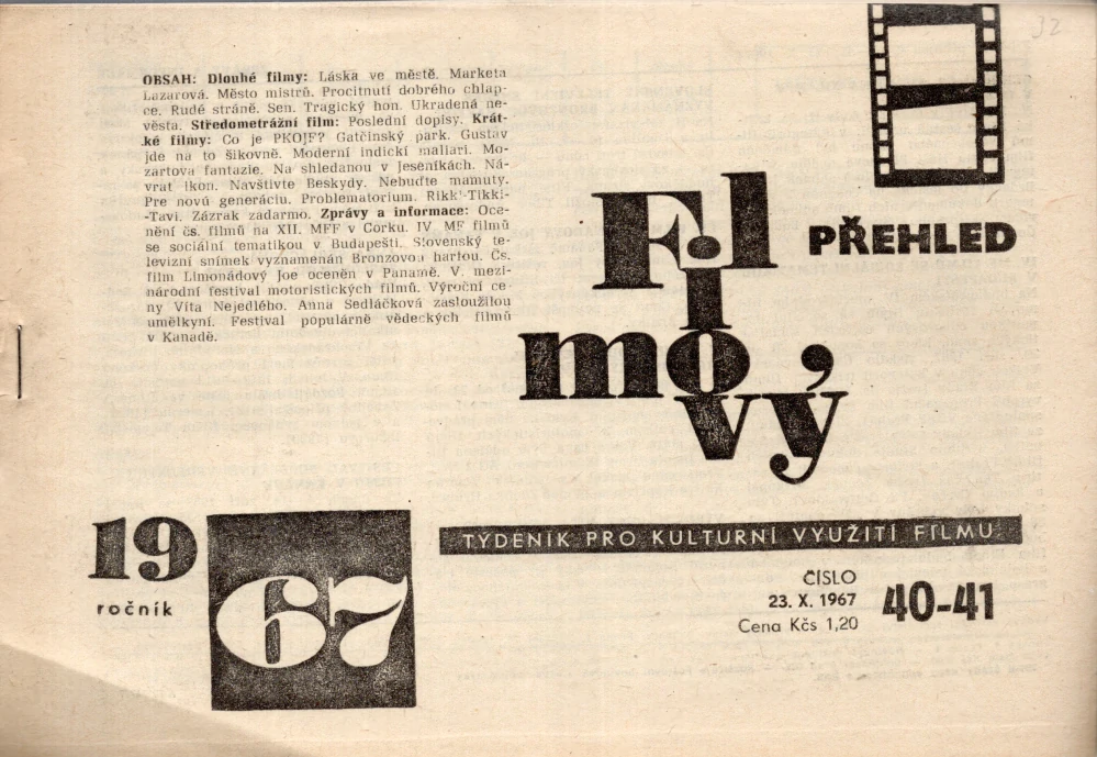 Filmový přehled r. 1967 - komplet