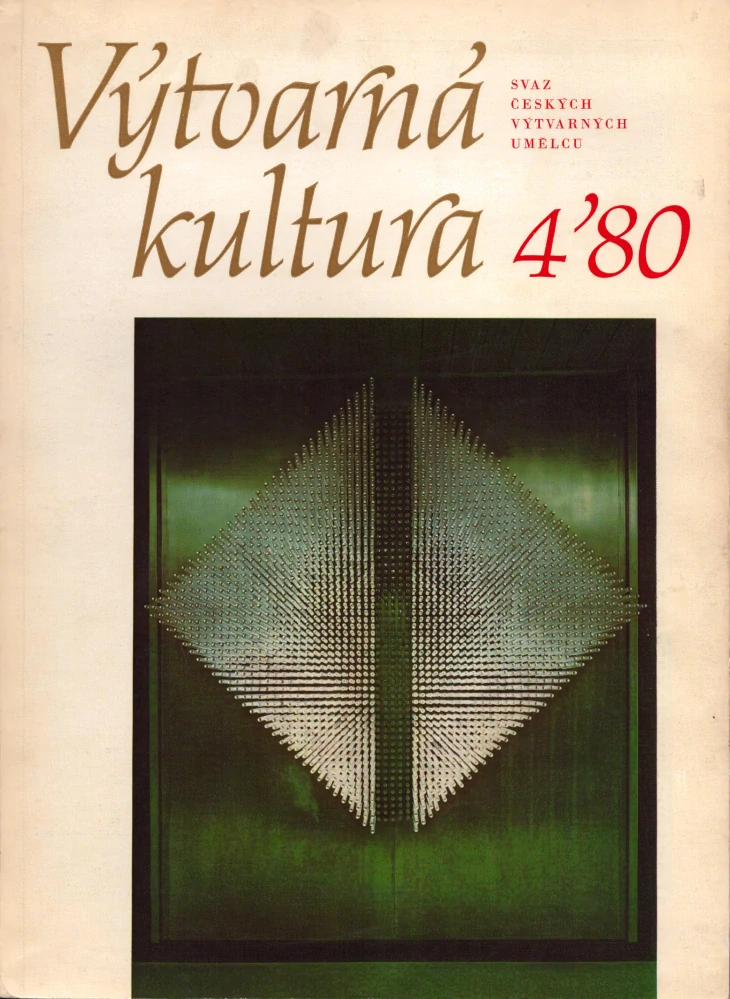 Výtvarná kultura 1980 - komplet