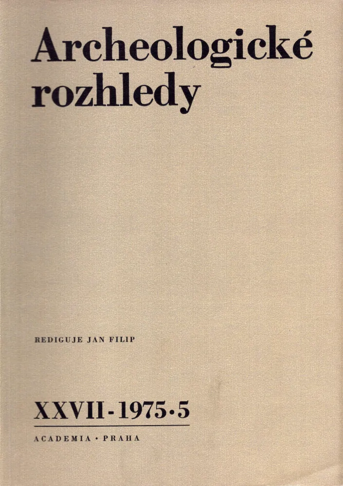 Archeologické rozhledy (1975 komplet)