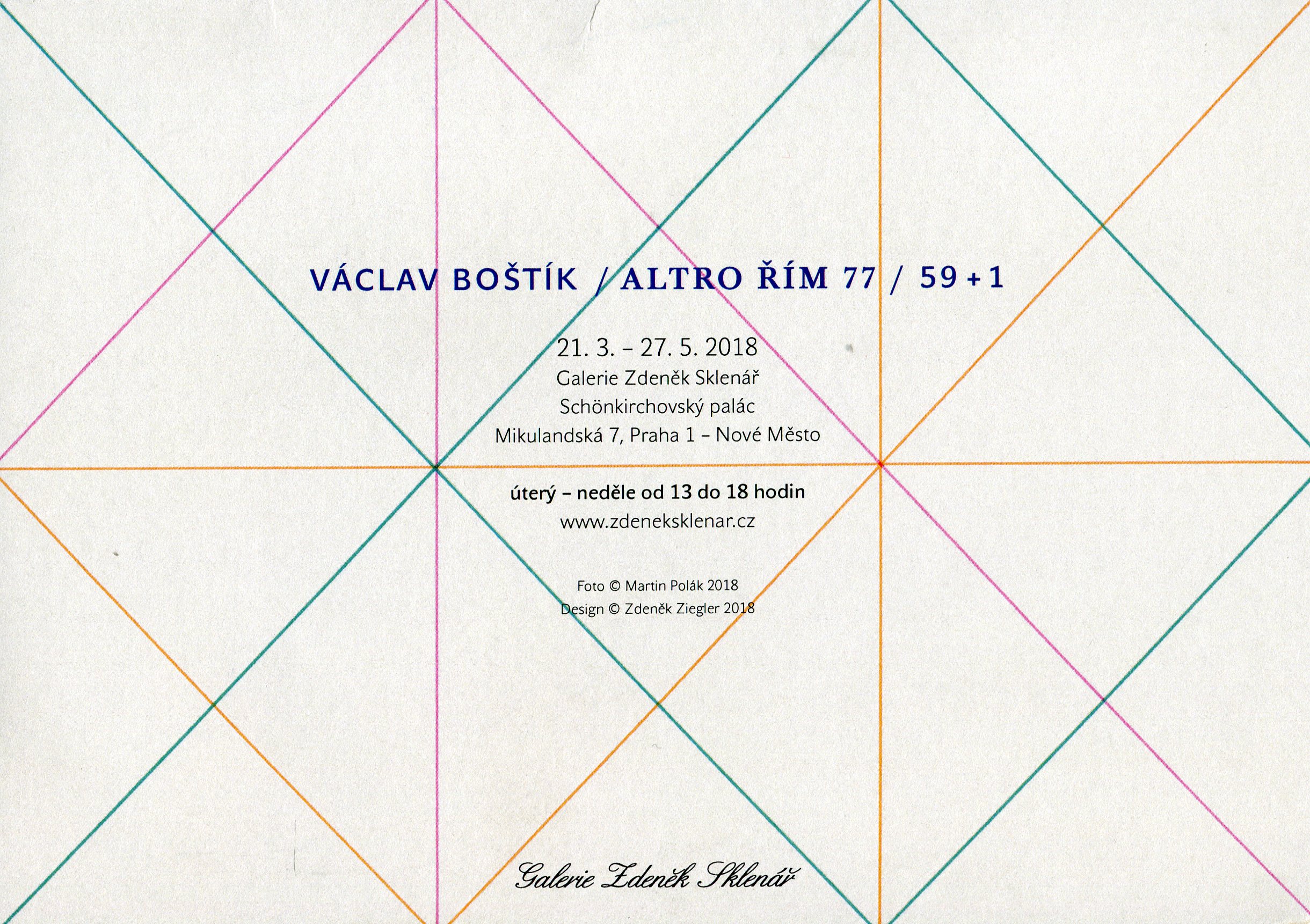 Václav Boštík: Altro Řím 77