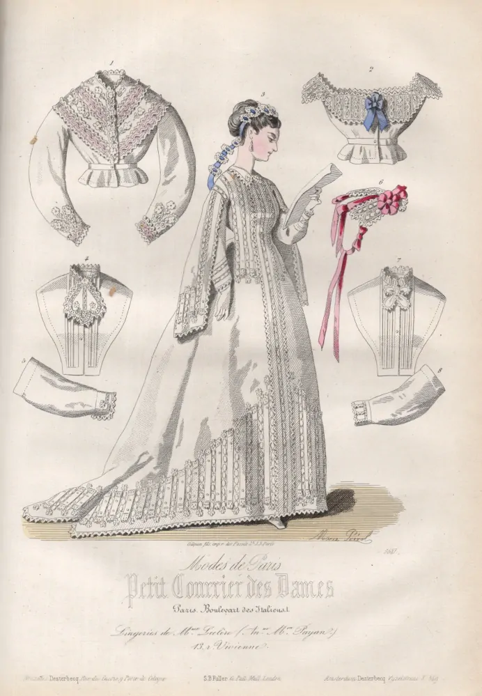 Journal des demoiselles 1868 r. 36 - komplet