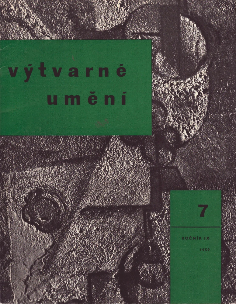 Výtvarné umění 1959 - komplet