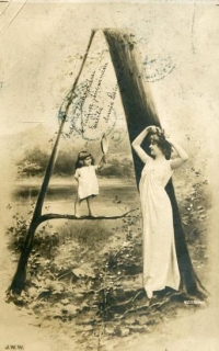 Přání - Žena s holčičkou