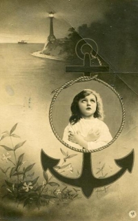 Přání - Dívenka a maják