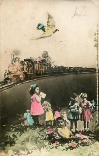 Přání - vlak, železnice, lokomotiva