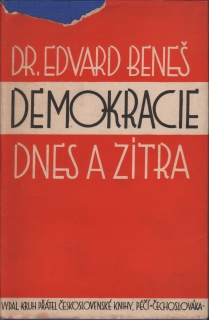 Beneš, Edvard - Demokracie dnes a zítra