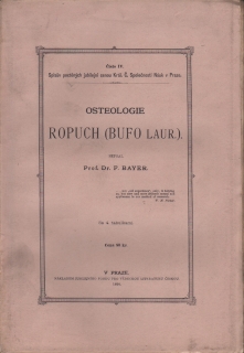 Bayer, F. - Osteologie ropuch (Bufo laur.).