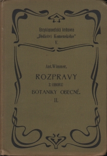Wimmer, Antonín - Rozpravy z oboru botaniky obecné II.