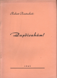 Kratochvíl, Robert - Zapřísahám