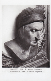 Posmrtná maska ​​Danteho Alighieri