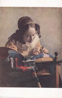 Vermeer, Jan - Krajkářka