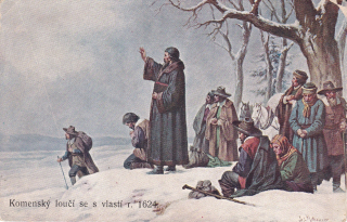 Komenský loučí se s vlastí r. 1624