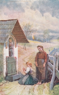 Liebscher, Adolf - Velikonoční pozdrav