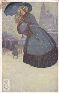 Vánoční pozdrav! Šťastný, Veselý Nový Rok!