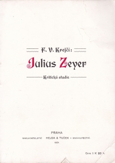 Krejčí, František Václav - Julius Zeyer