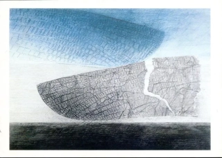 Alena Bílková: Modré křídlo, 1994 (podpis)