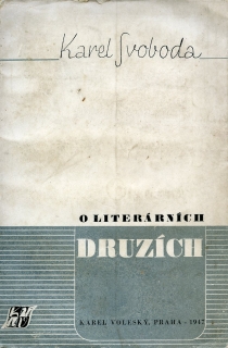 Svoboda, Karel - O literárních druzích (podpis)