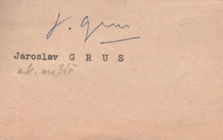 Jaroslav Grus (podpis)