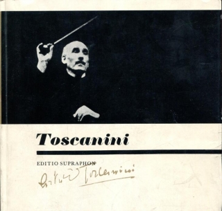 Arturo Toscanini - Karel Vladimír Burian (podpis)