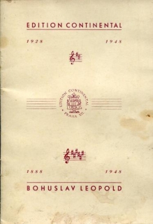Bohuslav Leopold - Edition Continental (podpis)