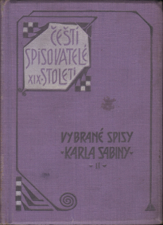 Sabina, Karel - Články literárně dějepisné I.