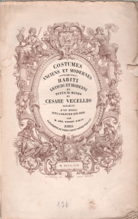 Vecellio, Cesare -  Costumes Anciens et Modernes (2 svazky)