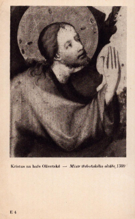 Kristus na hoře Olivetské - Mistr třeboňského oltáře, 1380