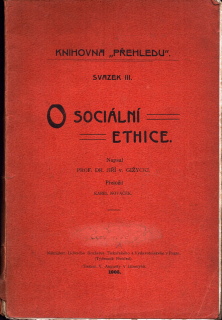 Gižycky, Jiří - O sociální ethice