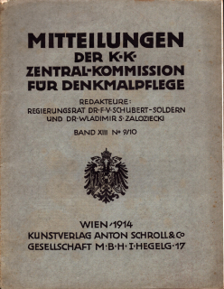 Mitteilungen der K.K. Zentral-Kommission für Denkmalpflege