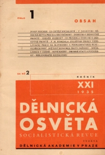 Dělnická osvěta 1936, r. 21 - komplet