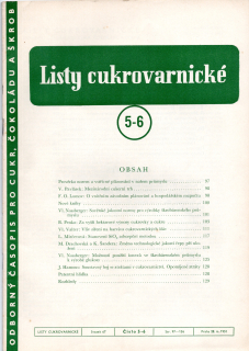Listy cukrovarnické
