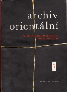 Archiv orientální 1973 r. 41 - komplet