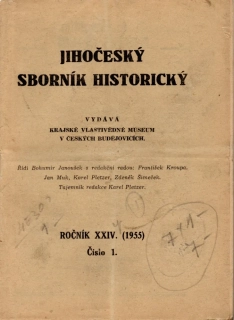 Jihočeský sborník historický 1955 r. 24 - komplet