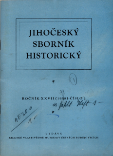 Jihočeský sborník historický