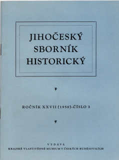 Jihočeský sborník historický