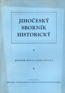 Jihočeský sborník historický
