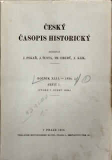 Český časopis historický 1936 r. 42 - komplet