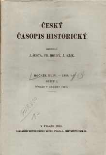 Český časopis historický 1938 r. 44 - komplet