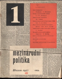 Mezinárodní politika 1957 r. 1 - komplet