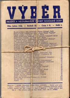 Výběr 1942 r. 9 - komplet