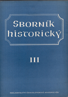 Sborník historický 3