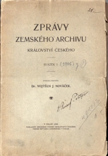 Zprávy Zemského archivu Království českého
