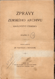 Zprávy Zemského archivu Království českého