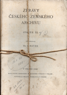 Zprávy Českého Zemského archivu