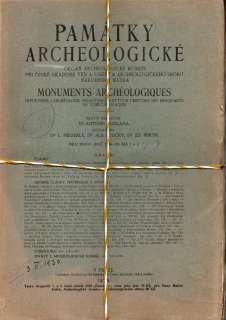 Památky archeologické 1928-29 díl 36 - komplet