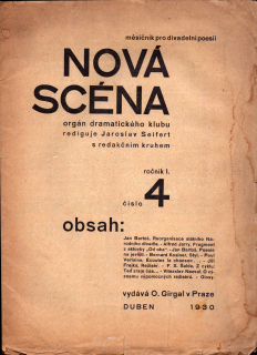 Nová scéna, měsíčník pro divadelní poesii